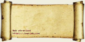 Valentina Miljanić vizit kartica